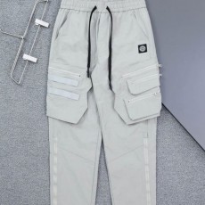 ST 스톤 아일랜드 멀티포켓 카고 팬츠 그레이