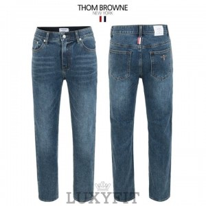 TB 톰브라운 중청 히든밴드 스판 스트레이트데님