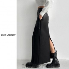 YS 생로랑 매드 롱스커트(벨트포함)