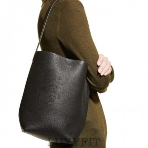 더 로우 수입 파크백 -블랙 라지-