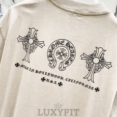 CH 크롬하츠 워싱로고 티셔츠