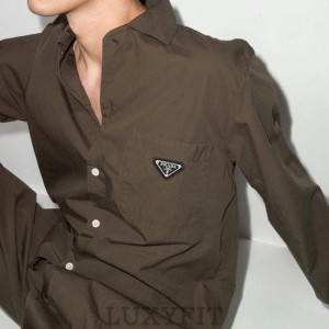 PD 프라다 포켓플레이트 셔츠