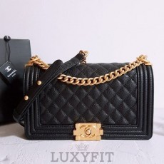 CN 샤넬 [고급] 리뉴얼 캐비어 보이백 금장 1