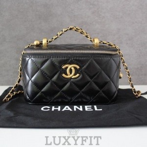 CN 샤넬 [고급] 체인 탑핸들 베니티백 램스킨 1