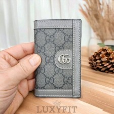 GC 구찌 오디피아 GG 카드지갑 그레이