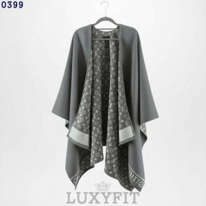 LV 루이비통 모노그램 울 캐시미어 케이프