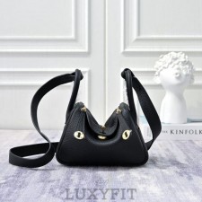 HM 에르메스 린디 미니 블랙