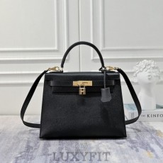 HM 에르메스 켈리 28 블랙
