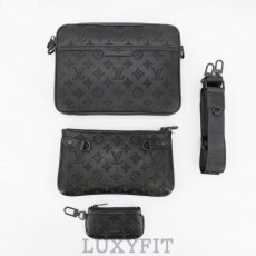 LV 루이비통 트리오 메신저 모노그램 섀도우 크로스백