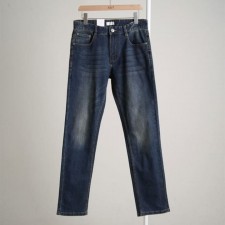 DO 디올 브라운 레더패치 포켓로고 데님진