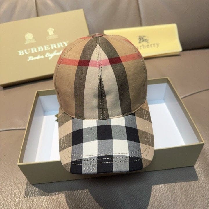 BB 버버리 자이언트 체크 코튼 볼캡 ✔수입