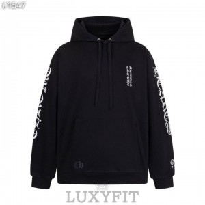 CH 크롬하츠 1988 버티컬 로고 후드 스웨트셔츠