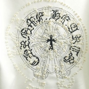 CH 크롬하츠 플로럴 홀스슈 후드티