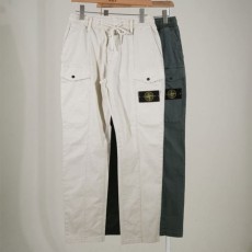 ST 스톤 아일랜드 와펜 포켓 유틸리티 밴딩 카고 팬츠