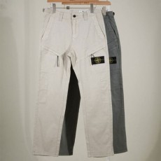 ST 스톤 아일랜드 와펜 포켓 유틸리티 카고 팬츠