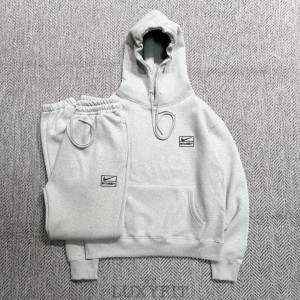 NK SS  나이키 X 스투시 쭈리 후드 조거 세트