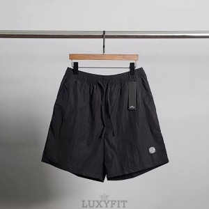 ST 스톤 아일랜드 사각패치 나일론 5부 팬츠