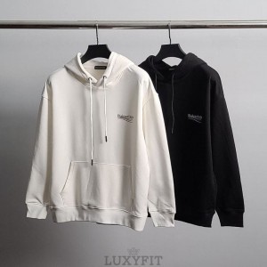 BC 발렌시아가 레드웨이브 코튼 후드티