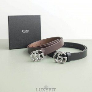GC 구찌 GG 마몽 와이드 벨트