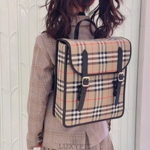 BB 버버리 빈티지 체크 에코닐 사첼 백팩