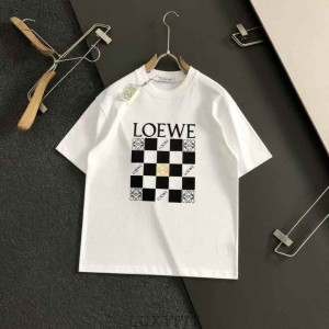 LW 로에베 자가드로고 티셔츠