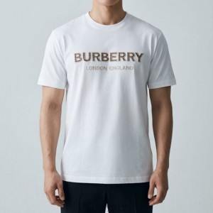 BB 버버리 워싱 체크로고 티셔츠