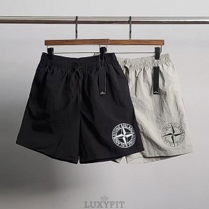 ST 스톤 아일랜드 서클프린팅 나일론 5부 팬츠