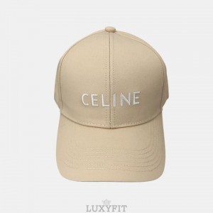 CL 셀린느 자수 로고 볼캡 모자