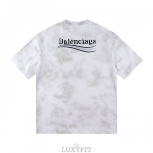 BC 발렌시아가 A 6518 폴리티컬 캠페인 타이다이 워싱 반팔