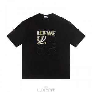 LW 로에베 A 6435 멀티 컬러 아나그램 로고 반팔