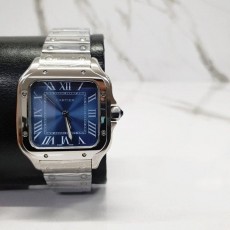 CT 까르띠에 산토스 워치 블루 084