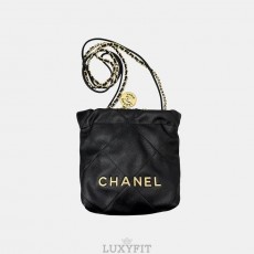 CN 샤넬 22백 무광 미니 금장 크로스백