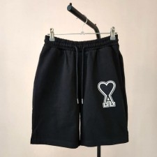 AM 아미 빅하트 자수 반바지 팬츠