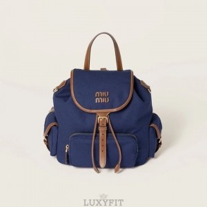 MU 미우미우 백팩 네이비