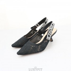 DO 디올 시스루 메시 슬링백 펌프스