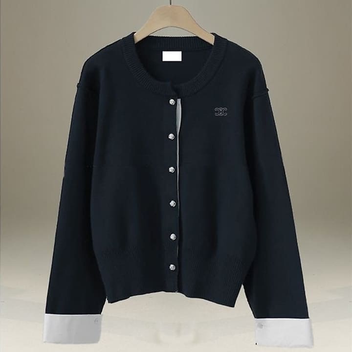 CL 셀린느 셔츠배색 가디건