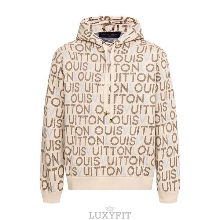 LV 루이비통 M 64242 인타르시아 자카드 니트 후드