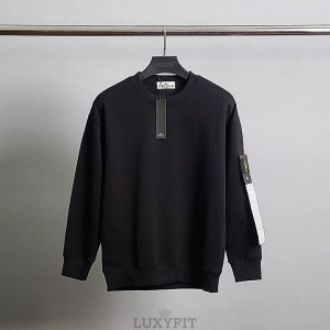 ST 스톤 아일랜드 로고와펜 코튼 맨투맨