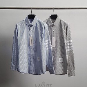 TB 톰브라운 화이트완장 스트라이프 셔츠