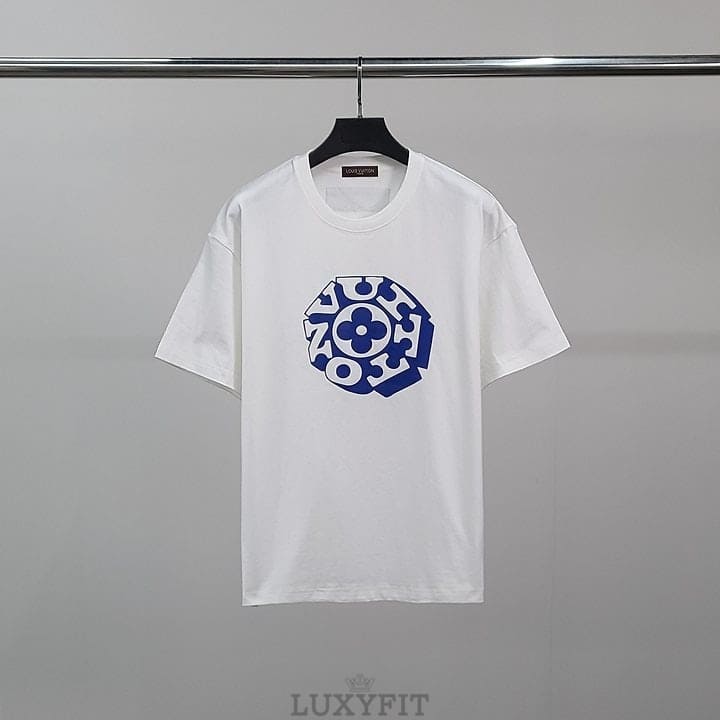 LV 루이비통 블루서클 코튼 반팔티