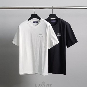 LV 루이비통 클래식로고 라운드 반팔티