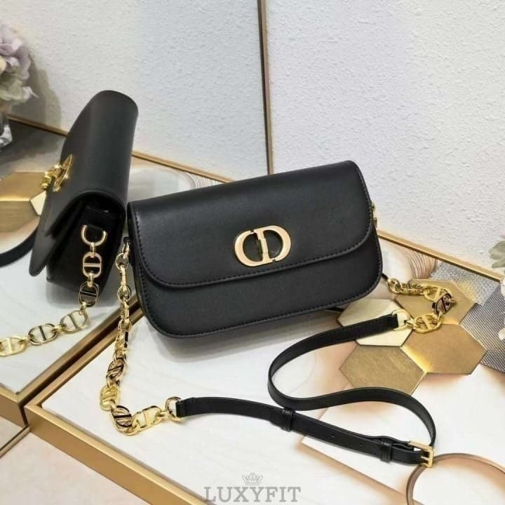 DO 디올 30 몽테인 에비뉴 체인백 블랙