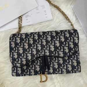 DO 디올 오블리크 클러치 체인백