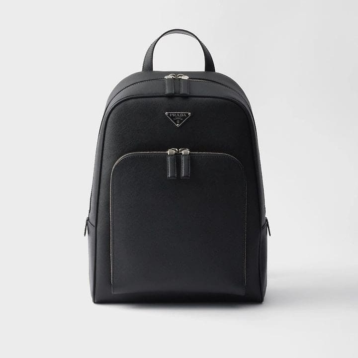 PD 프라다 사피아노 가죽 백팩 라지