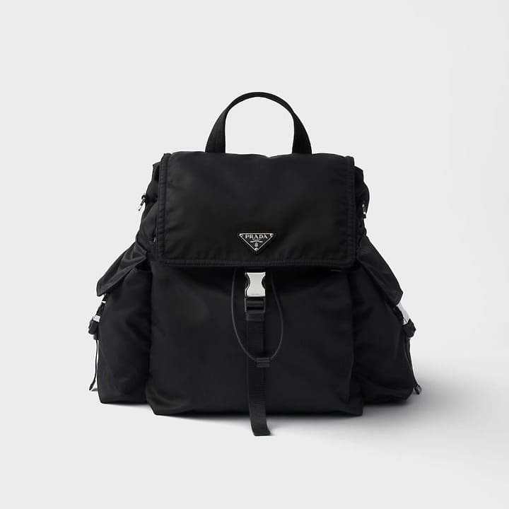 PD 프라다 2VZ118 익스플로어 나일론 및 가죽 백팩