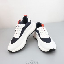 HM 에르메스 패브릭 카프스킨 스니커즈