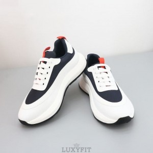 HM 에르메스 패브릭 카프스킨 스니커즈