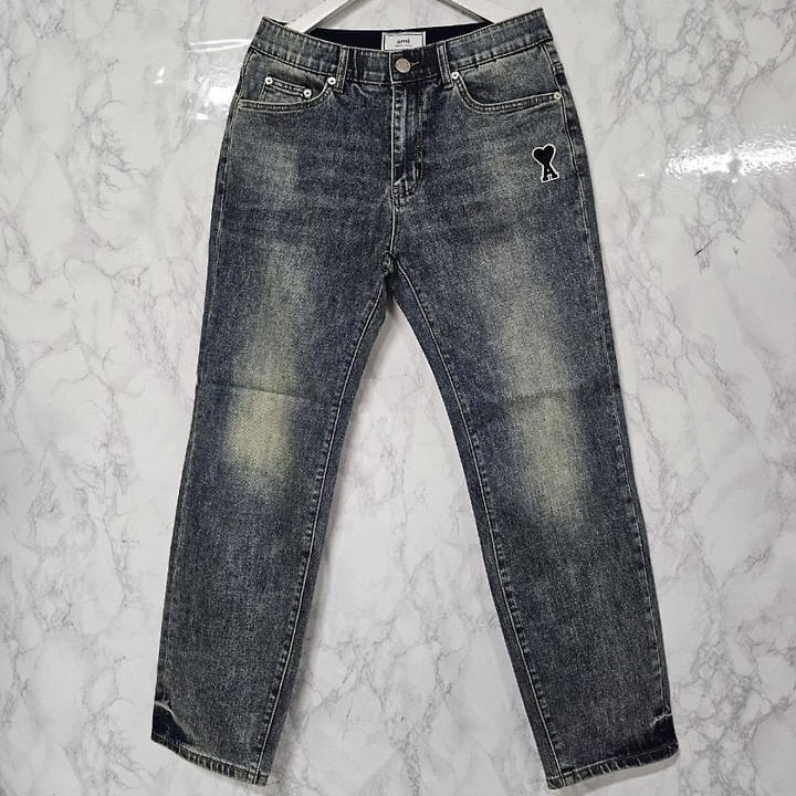 AM 아미 (2410)핸드 워싱 데님 팬츠