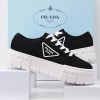 PD 프라다 더블 휠 나일론 개버딘 스니커즈