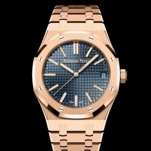 AP 오데마피게 로얄오크 블루다이얼 핑크골드 금통15510 OR